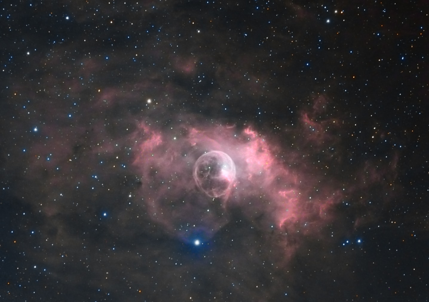 Bubble Nebula HA-RGB