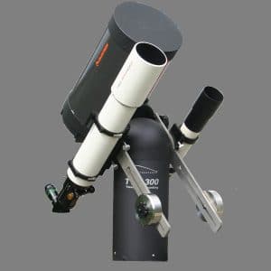Eine TTS-300 Mammut-Teleskopmontierung mit einem Celestron 14" SCT, einem TEC140mm APO und einem TeleVue 102mm